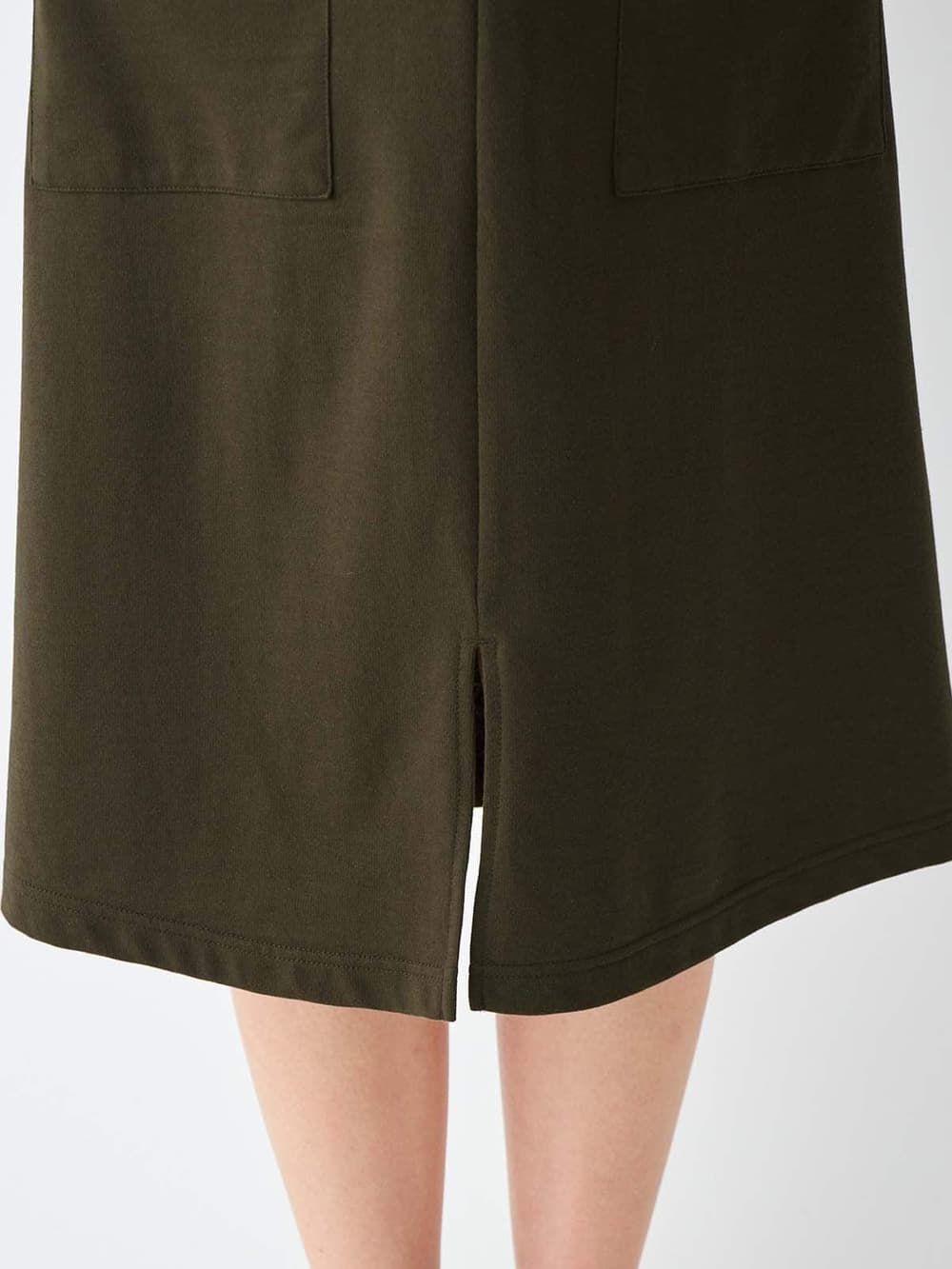 マタニティ ワンピース|ain(アイン)ミニ裏毛ジャンスカフェイクワンピース マタニティ・授乳服【出産後も長く使える】