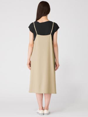 マタニティ ワンピース|ain（アイン）【セット】ジャンスカトップスセット　マタニティ・授乳服【出産後も長く使える】