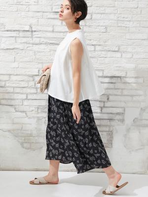 マタニティ ワンピース|ain（アイン）花柄ドッキングワンピース　マタニティ・授乳服【出産後も長く使える】|オフ