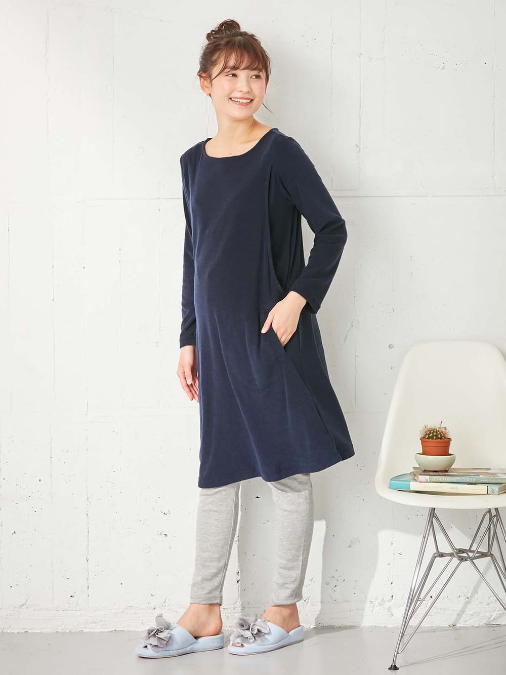 マタニティ パジャマ ルームウェア 部屋着 授乳口付 パイルパジャマ マタニティウェア 授乳服通販 エンジェリーベ 公式