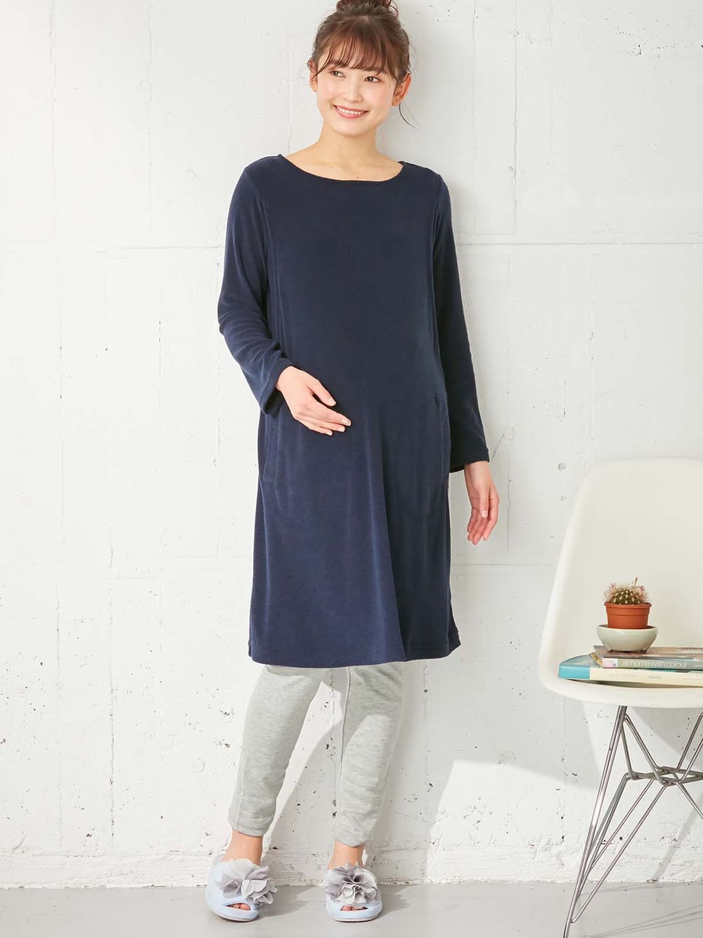 マタニティ パジャマ ルームウェア 部屋着 授乳口付 パイルパジャマ マタニティウェア 授乳服通販 エンジェリーベ 公式