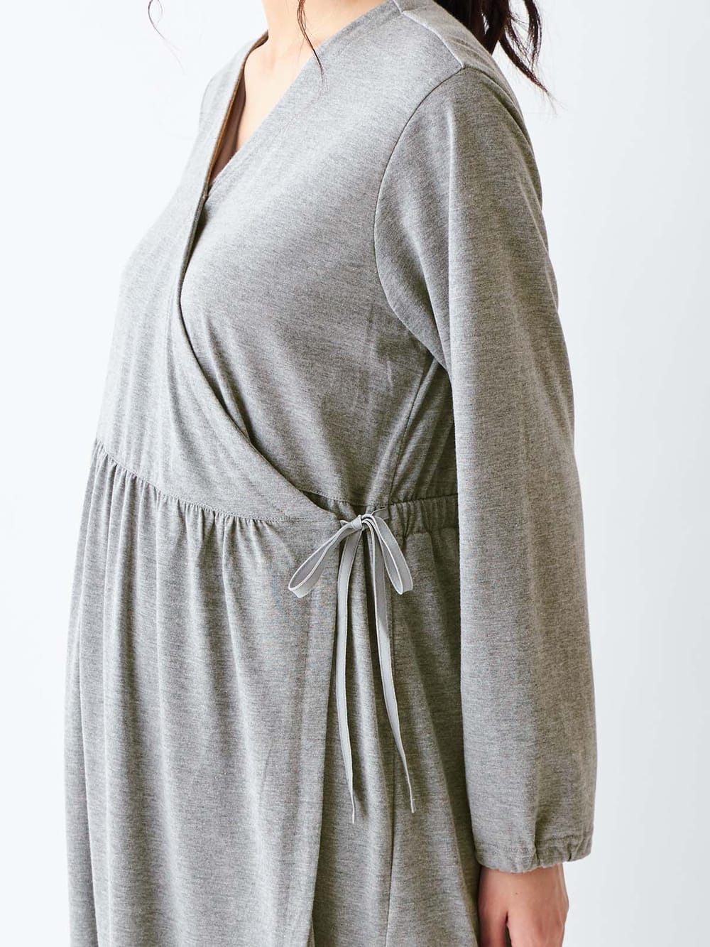 マタニティ パジャマ ルームウェア 部屋着 Fairy 授乳しやすい セット カットソー長袖カシュクールワンピ パンツパジャマセット マタニティウェア 授乳服通販 エンジェリーベ 公式