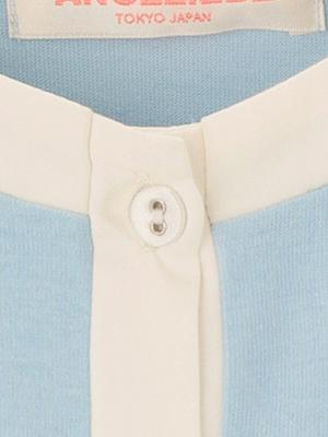 マタニティ パジャマ・ルームウェア|【授乳しやすい】サテン衿切り替えスムースパジャマ