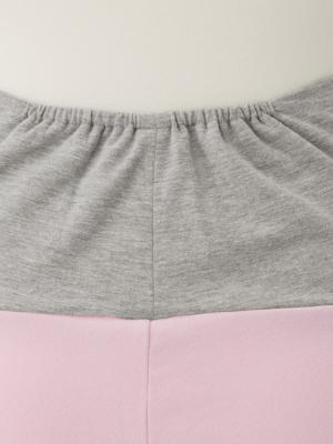 マタニティ パジャマ・ルームウェア|【授乳しやすい】サテン衿切り替えスムースパジャマ