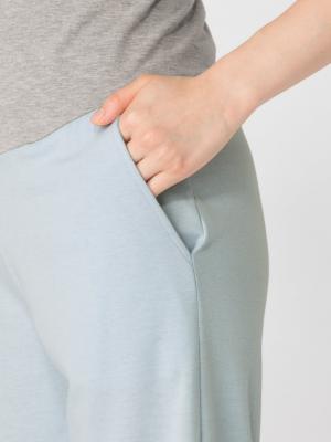 マタニティ パジャマ・ルームウェア|【授乳しやすい】サテン衿切り替えスムースパジャマ