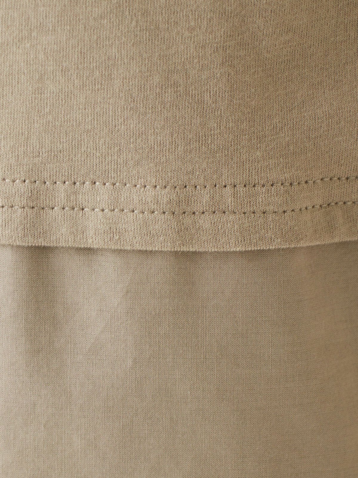 マタニティ トップス|異素材切り替えチュニック　マタニティ・授乳服【出産後も長く使える】