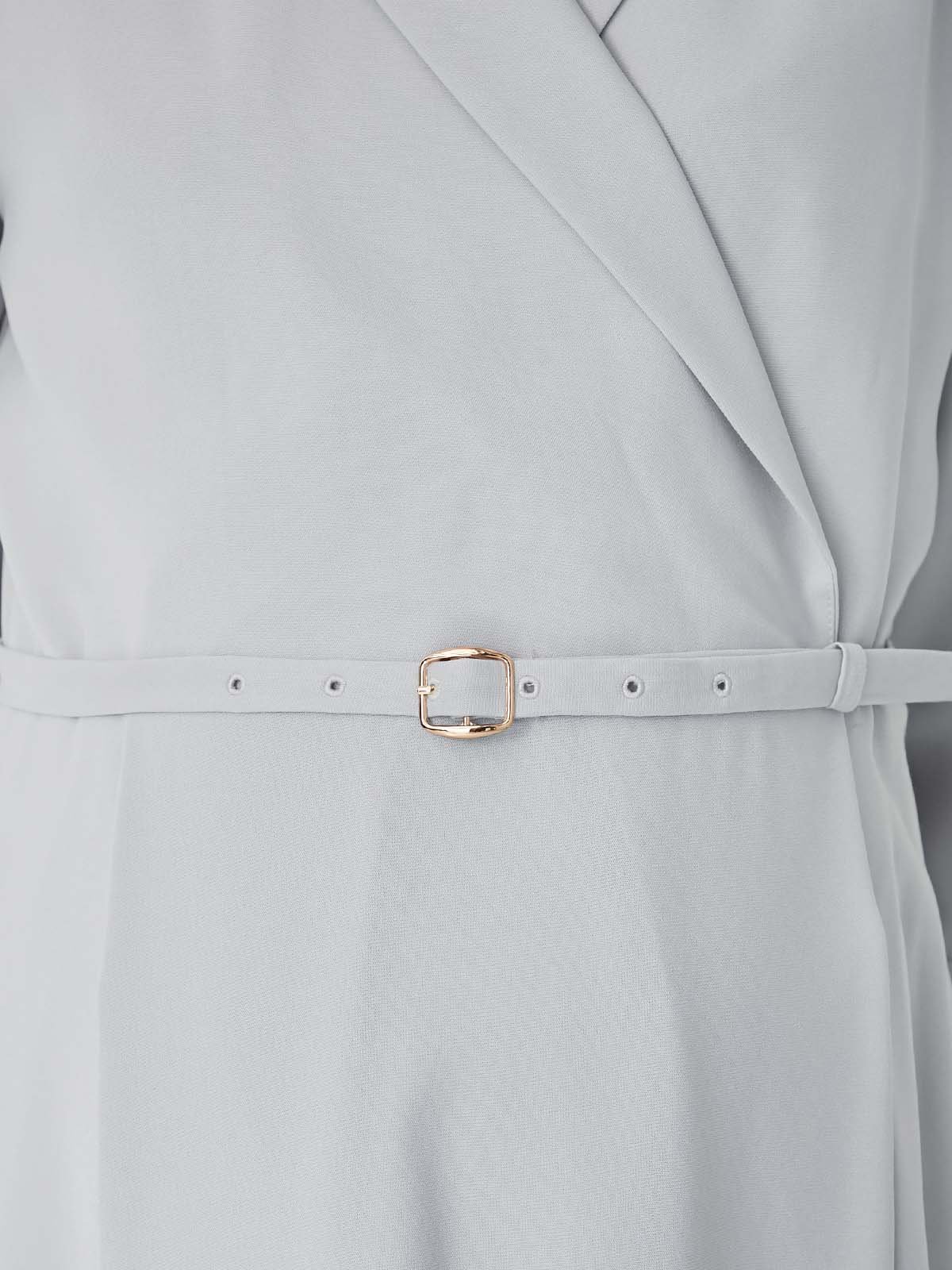 マタニティ ワンピース|ベルト付きカシュクール風ワンピース　マタニティ・授乳服【出産後も長く使える】