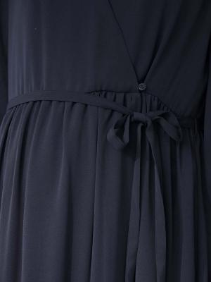 マタニティ ワンピース|カシュクール2WAYロングワンピース マタニティ・授乳服【出産後も長く使える】