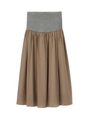 【産前産後対応】コットンローンギャザースカート【出産後も長く使える】 29683