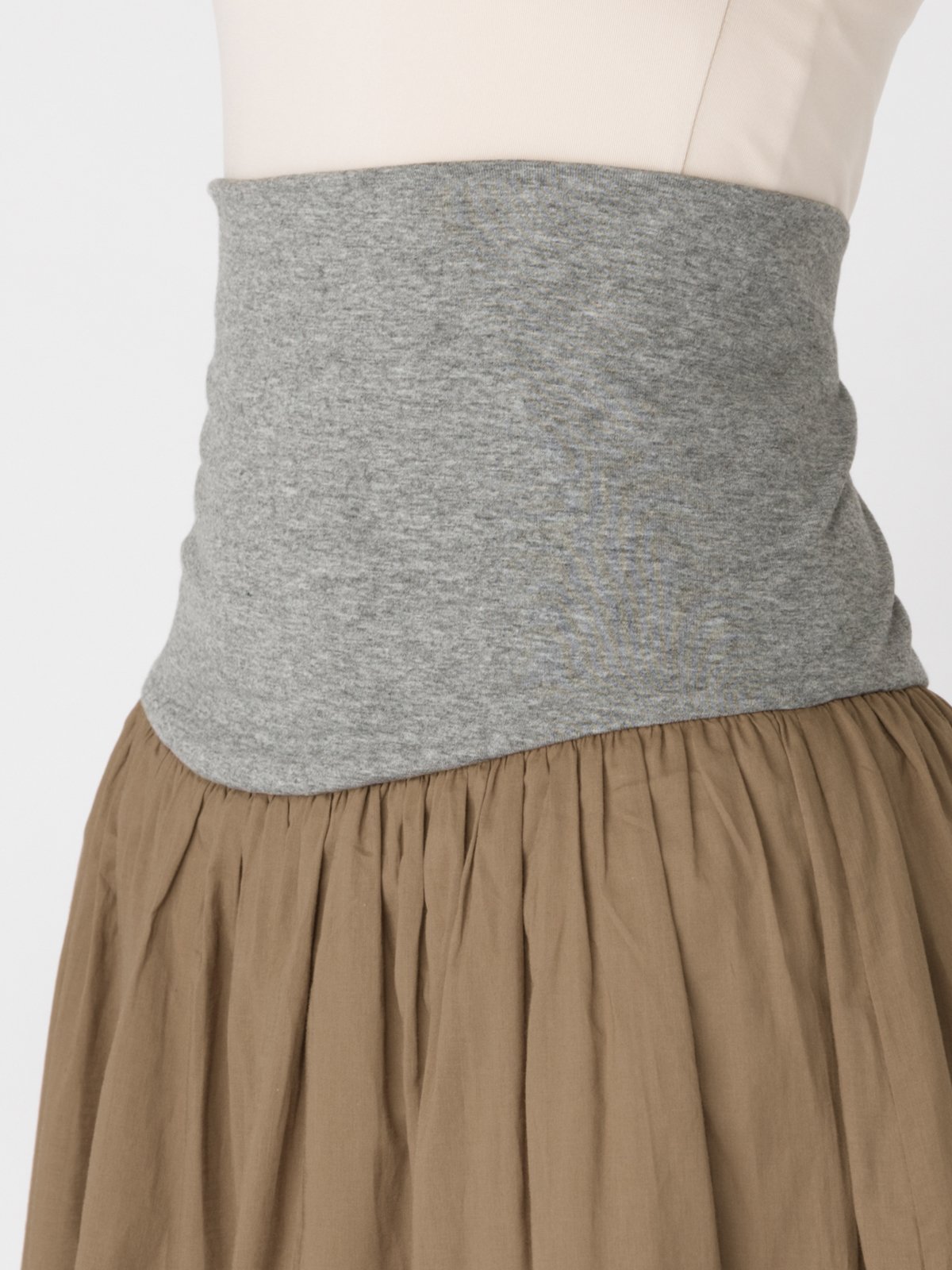 マタニティ スカート|【産前産後対応】コットンローンギャザースカート【出産後も長く使える】