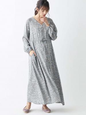 マタニティ ワンピース 出産後も長く使える 花柄ロングワンピース マタニティ 授乳服 マタニティウェア 授乳服通販 エンジェリーベ 公式