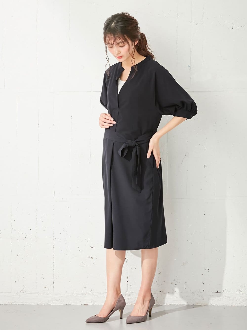 マタニティ ワンピース 授乳しやすい 2丈展開 イージーケア ラグランスキッパーワンピース マタニティウェア 授乳服通販 エンジェリーベ 公式 マタニティ ワンピース 授乳しやすい 2丈展開 イージーケア ラグランスキッパーワンピース マタニティウェア 授乳服通販 エンジェリーベ 公式