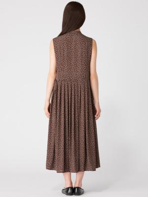 マタニティ ワンピース|ペイズリー柄ノースリーブワンピース　マタニティ・授乳服【出産後も長く使える】