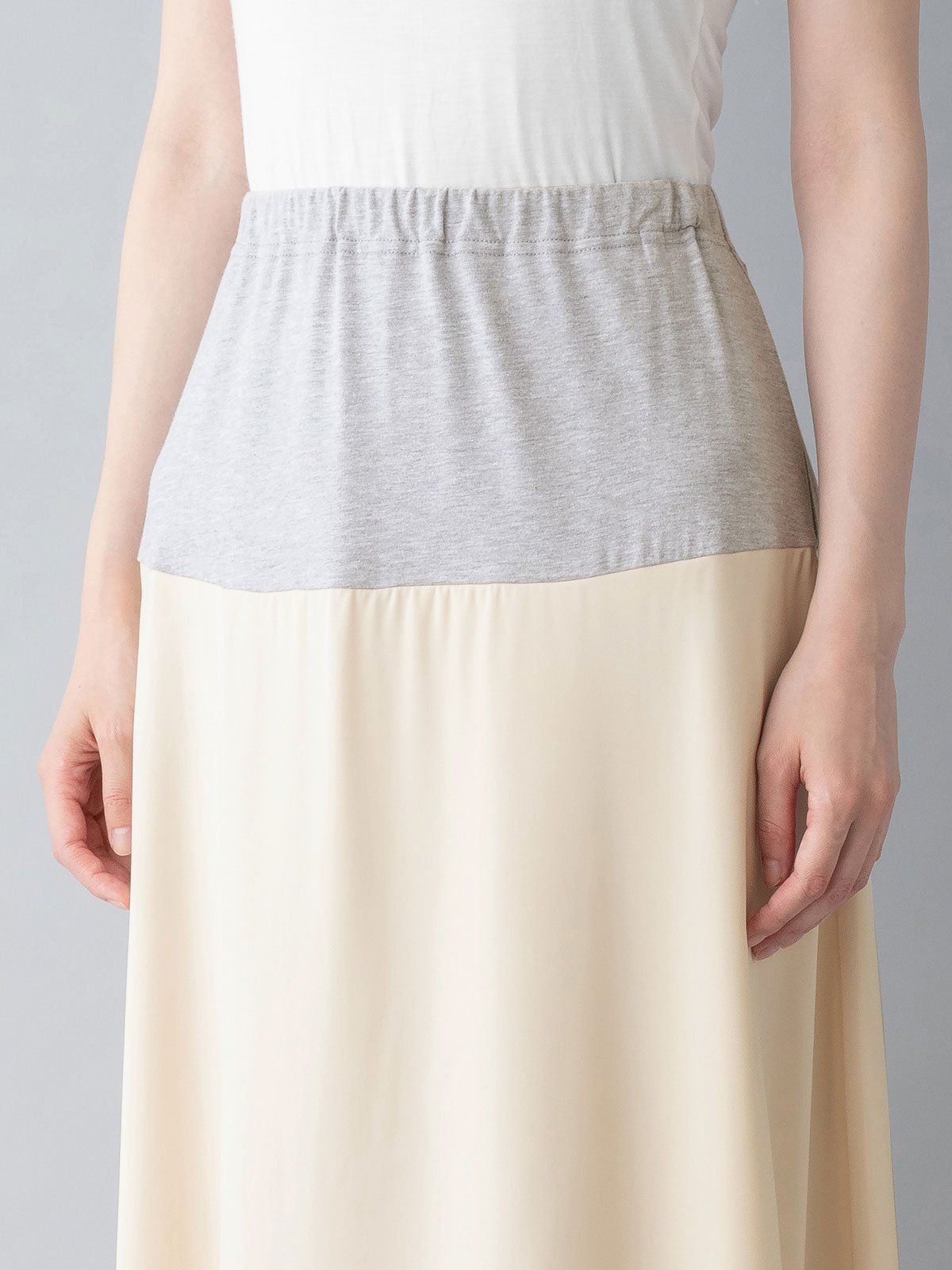 マタニティ スカート|【産前産後対応】Aラインロングスカート【出産後も長く使える】