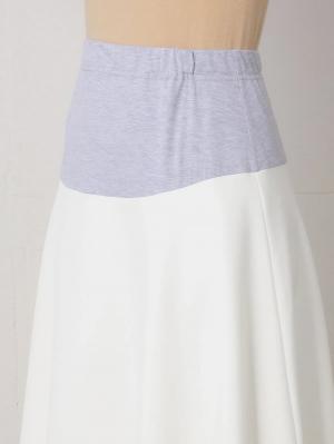 マタニティ スカート|【産前産後対応】ストレッチジョーゼットフレアスカート【出産後も長く使える】