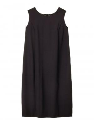 マタニティ ワンピース|ストレッチジョーゼットノースリーブワンピ－ス　マタニティ・授乳服【出産後も長く使える】|ブラック