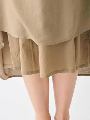 マタニティ ワンピース|レーヨンリネンワンピース　マタニティ・授乳服【出産後も長く使える】