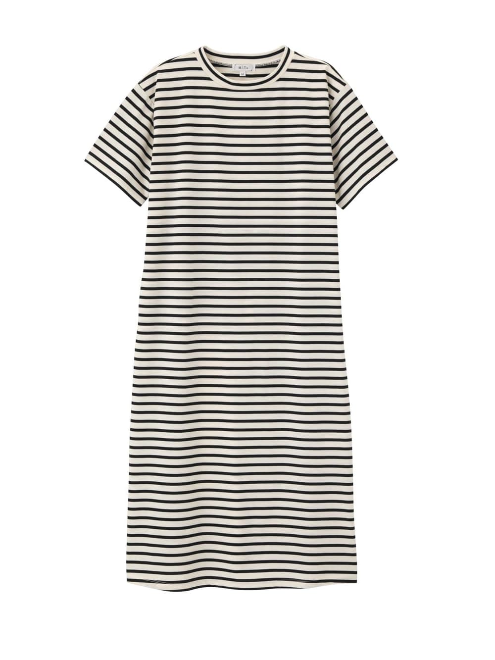 マタニティ ワンピース|ain（アイン）T/C天竺ボーダーワンピース　マタニティ・授乳服【出産後も長く使える】|オフ