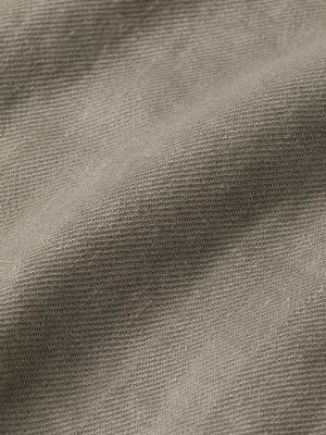 マタニティ パンツ|【産前産後対応】麻混タックストレートパンツ【出産後も長く使える】