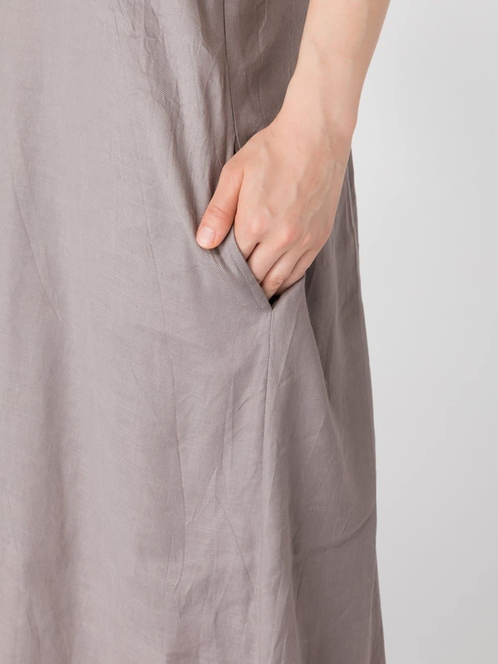 マタニティ ワンピース|【セット】麻混キャミワンピース&半袖Ｔシャツ　マタニティ・授乳服【出産後も長く使える】