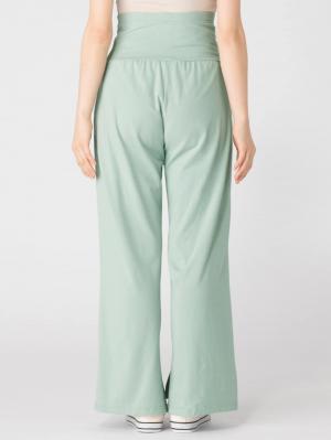 マタニティ パンツ|【産前産後対応】カットソーワイドパンツ【出産後も長く使える】