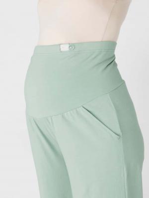 マタニティ パンツ|【産前産後対応】カットソーワイドパンツ【出産後も長く使える】