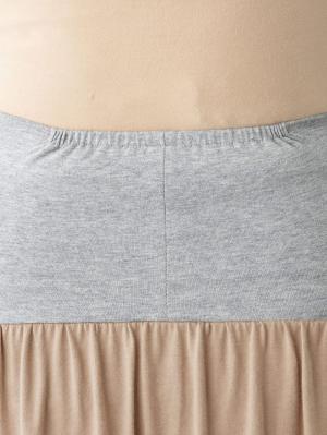 マタニティ ワンピース|【セット】カットソースリーブレストップス&ギャザーマキシスカート マタニティ・授乳服【出産後も長く使える】