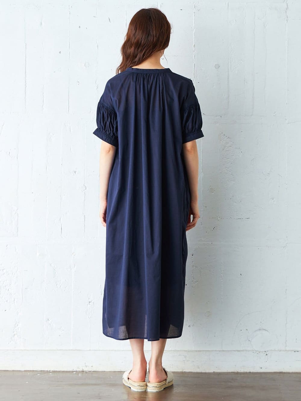 マタニティ ワンピース マタニティ 授乳服 コットンローンシアーロングワンピース マタニティウェア 授乳服通販 エンジェリーベ 公式