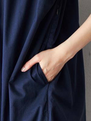 マタニティ ワンピース|コットンローンシアーロングワンピース　マタニティ・授乳服【出産後も長く使える】