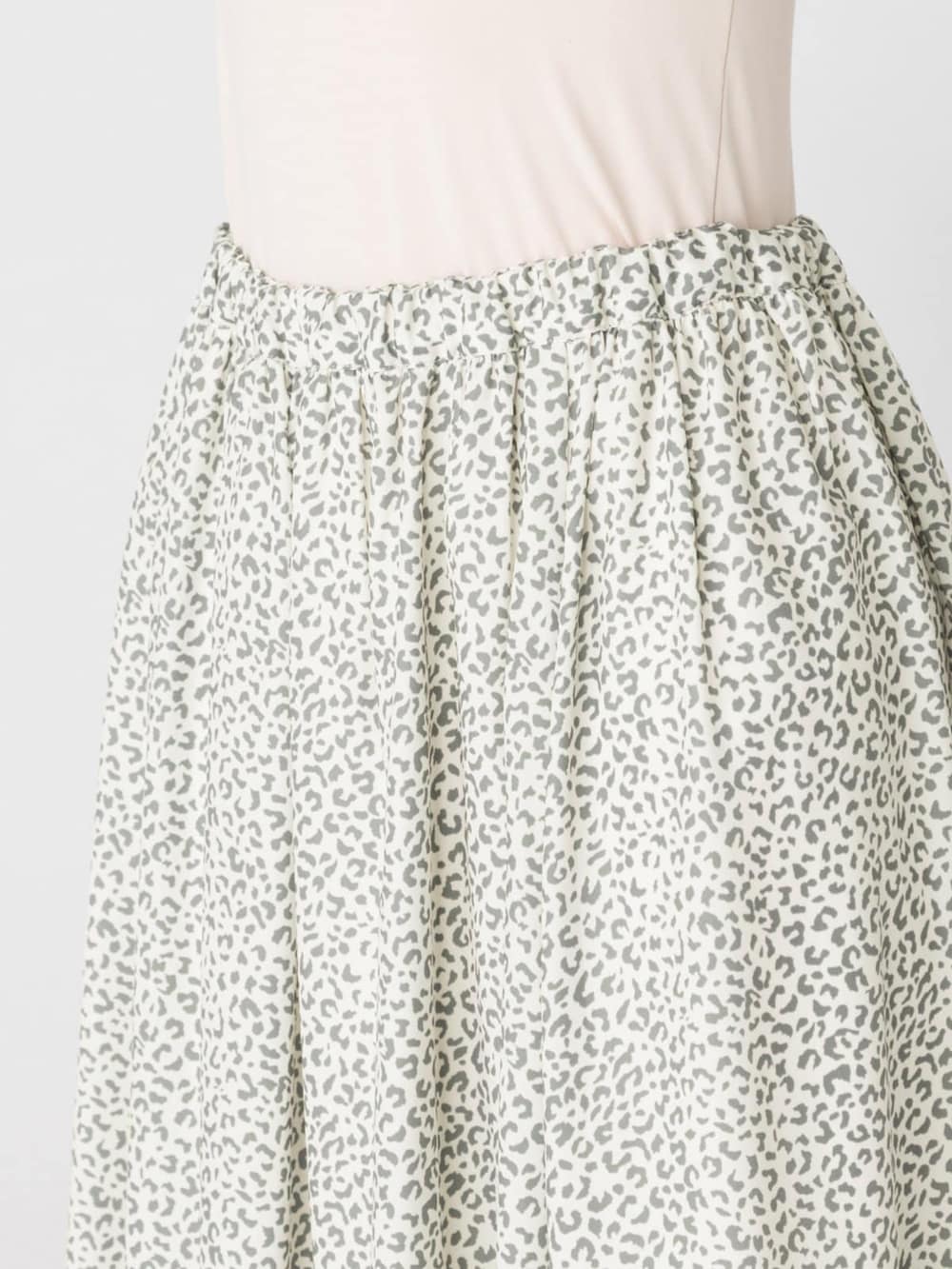 マタニティ ワンピース|【セット】スリットＴシャツロングワンピ＆産後使えるレオパードマキシスカート　マタニティ・授乳服【出産後も長く使える】