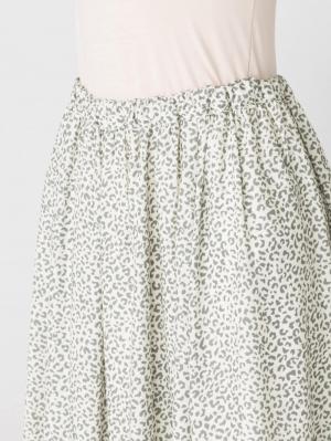 マタニティ ワンピース|【セット】スリットＴシャツロングワンピ＆産後使えるレオパードマキシスカート　マタニティ・授乳服【出産後も長く使える】