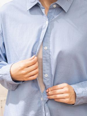 マタニティ パジャマ・ルームウェア|【授乳しやすい】【セット】ダンガリーチュニックシャツ＆産前産後ワイドパンツ