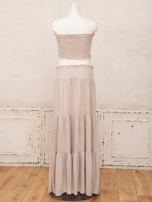 マタニティ ワンピース|【MAX55%OFF ブラックフライデーセール対象】【セット】ティアードマタニティフォトドレス【出産後も長く使える】