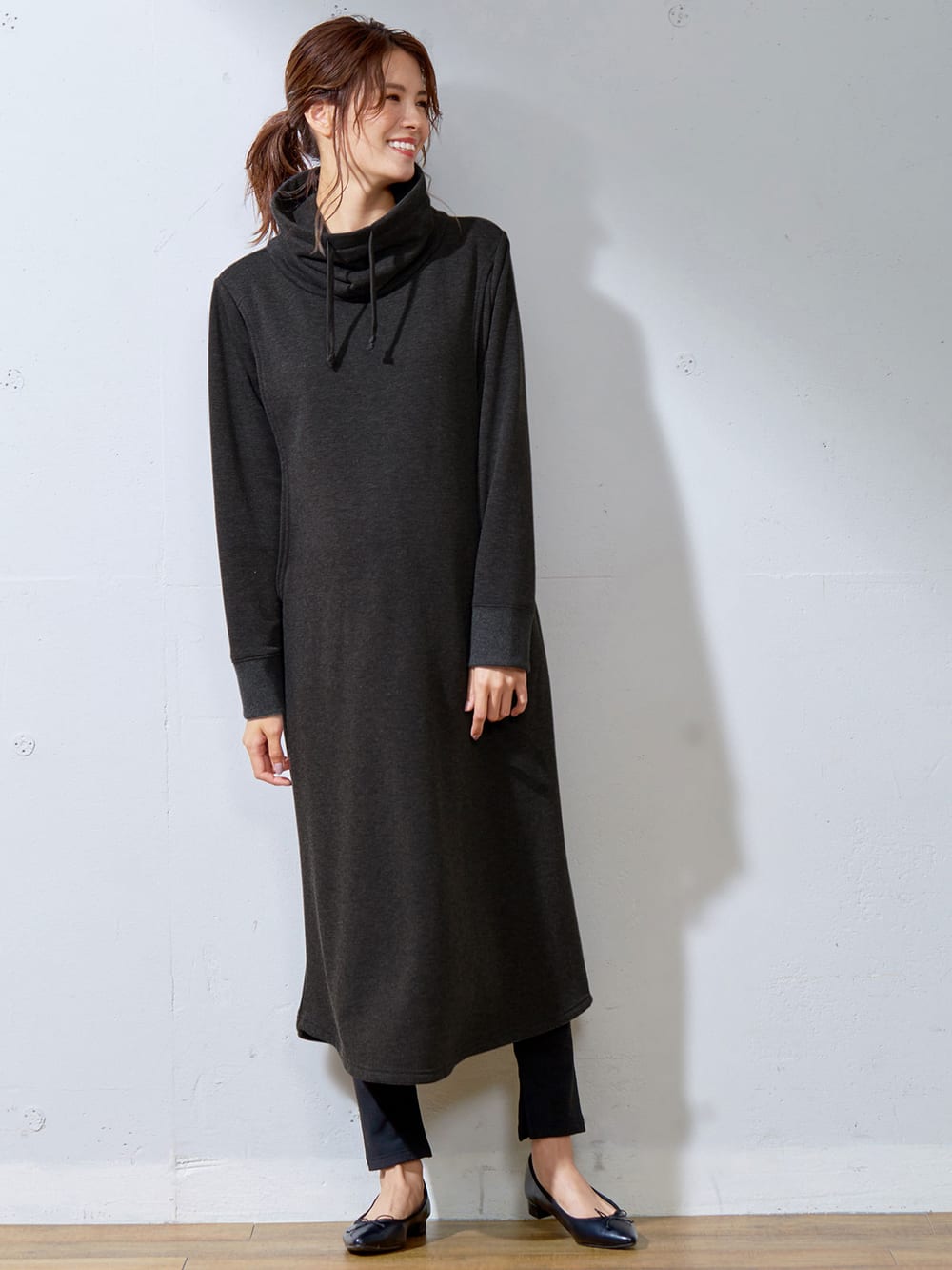 マタニティ パジャマ ルームウェア 部屋着 Fairy 授乳口付 あったか 裏シャギールームワンピース マタニティウェア 授乳服通販 エンジェリーベ 公式