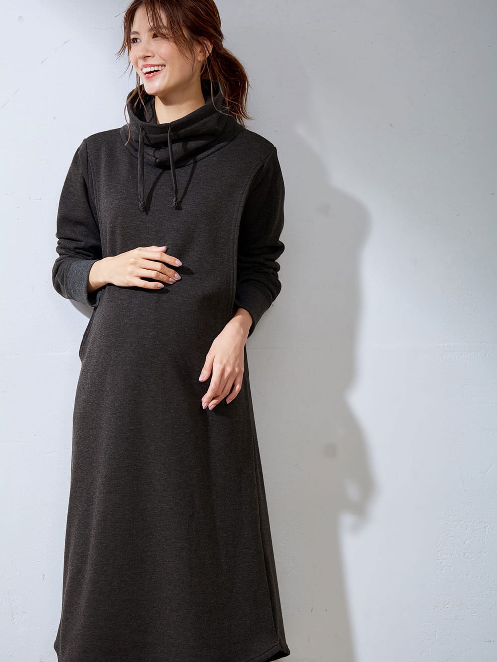 マタニティ パジャマ ルームウェア 部屋着 Fairy 授乳口付 あったか 裏シャギールームワンピース マタニティウェア 授乳服通販 エンジェリーベ 公式