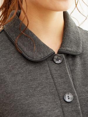 マタニティ パジャマ・ルームウェア|fairy（フェアリー）【授乳しやすい】【セット】【あったか】羽織になる裏シャギーワンピース＆パンツパジャマ