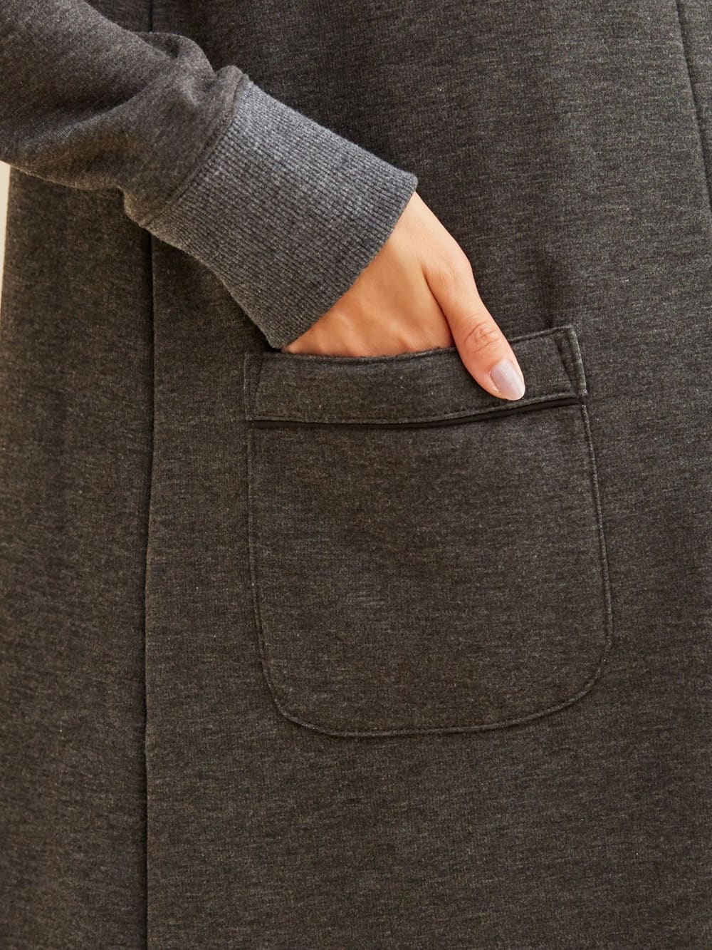 マタニティ パジャマ・ルームウェア|fairy（フェアリー）【授乳しやすい】【セット】【あったか】羽織になる裏シャギーワンピース＆パンツパジャマ