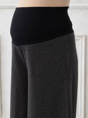 マタニティ パンツ|fairy（フェアリー）【産前産後対応】【あったか】裏シャギーらくちんワイドパンツ【出産後も長く使える】