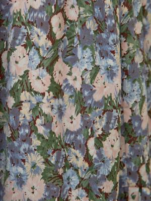 マタニティ スカート|【産前産後対応】花柄ティアードスカート【出産後も長く使える】