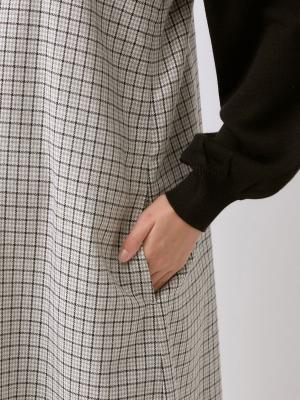 マタニティ ワンピース|チェックキャミワンピース　マタニティ・授乳服【出産後も長く使える】