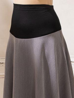 マタニティ スカート|【産前産後対応】ミモレ丈フレアスカート【出産後も長く使える】