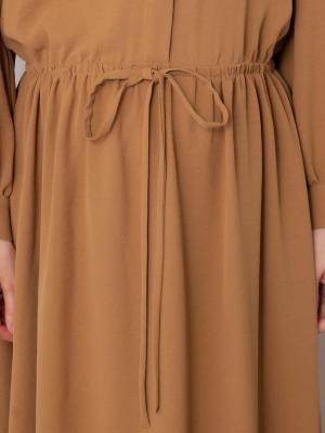 マタニティ ワンピース|ウエストギャザーフレアワンピース　マタニティ・授乳服【出産後も長く使える】