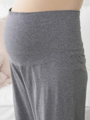 マタニティ パジャマ・ルームウェア|【マタニティ・産後兼用】Wガーゼバンドカラーシャツワンピース&レギンスセットパジャマ