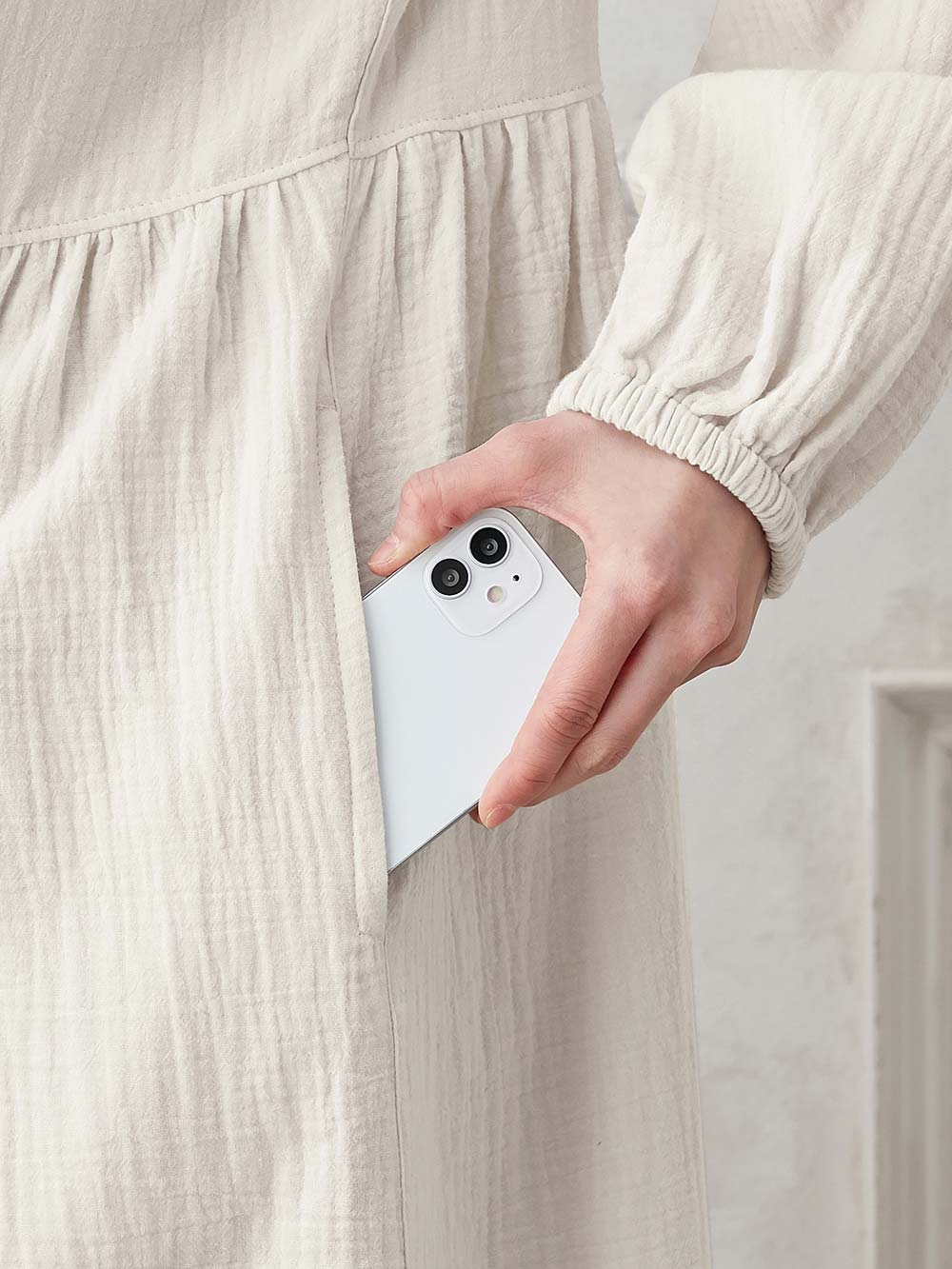 マタニティ パジャマ・ルームウェア|【セット】ぷくぷくダブルガーゼ裾ティアード3WAYワンピース&産後も使えるレギンスパジャマ マタニティ・授乳パジャマ