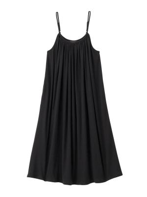 オールシーズン使えるやわらかスムースギャザーキャミワンピース　マタニティ・授乳服【出産後も長く使える】 29809