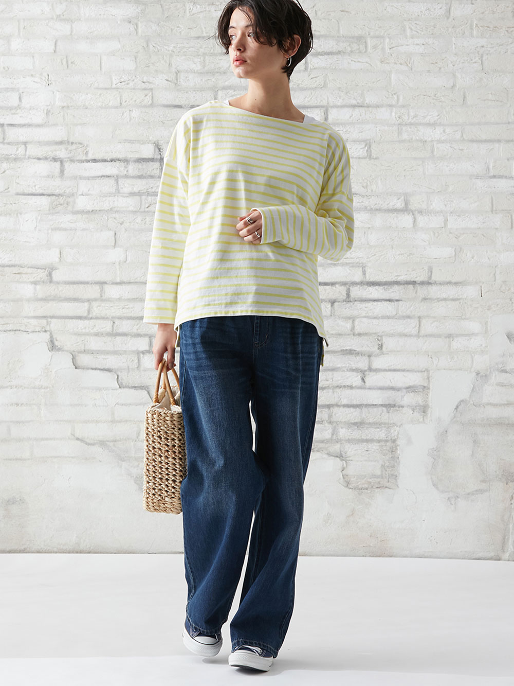 Angeliebe エンジェリーべ 7t Sサイズ ストレッチ デニムパンツ ボトムス マタニティ レディース 妊婦服 芸能人愛用 マタニティ