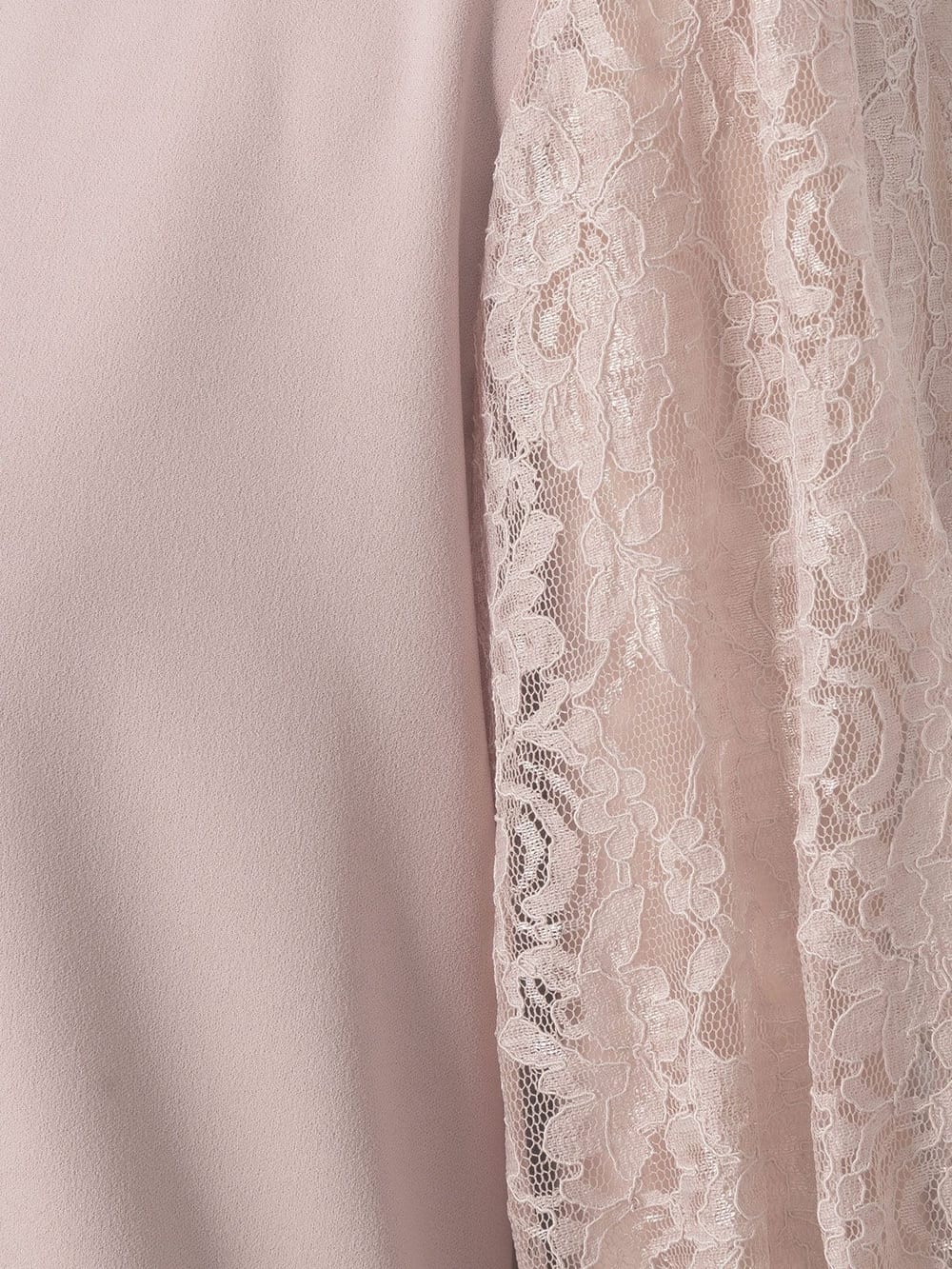 マタニティ ワンピース|ニットジョーゼット袖レースワンピース　マタニティ・授乳服【出産後も長く使える】|ベージュ