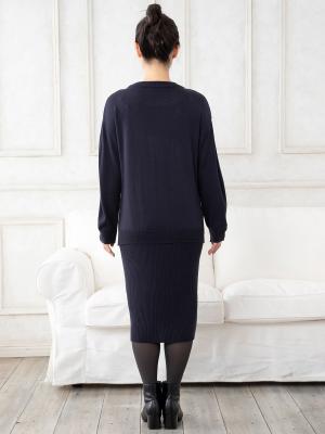 マタニティ ワンピース|【アンチピリング加工】天竺ニット×リブニットレイヤードワンピース　マタニティ・授乳服