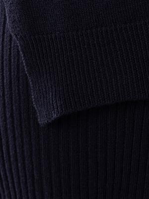 マタニティ ワンピース|【アンチピリング加工】天竺ニット×リブニットレイヤードワンピース　マタニティ・授乳服