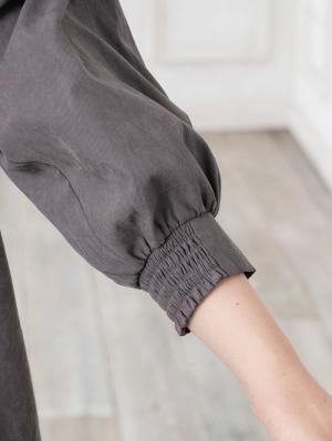 マタニティ ワンピース|ピーチ素材2WAYギャザーワンピース　マタニティ・授乳服